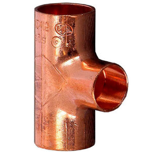 Тройник ВП, медь 18x15x18, для медных труб под пайку(200)