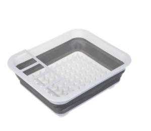 Сушилка для посуды, складная, 36x12х31см, пластик, силикон VETTA