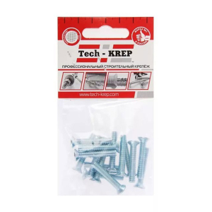 Винт DIN965 с потайной головкой оцинк. М5х30 (15 шт) - пакет/10