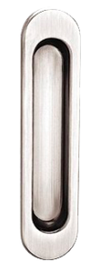 Ручки для раздвижных дверей овал. RENZ, SN никель мат (2шт) (24)