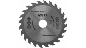 Диск отрез по дереву 185*20мм, 24Z, FIT (10)