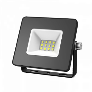 Прожектор светодиодный 10W 780lm IP65 6500К черный ПРОМО Gauss Elementary (_20_)