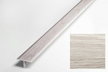 Стык Т-образный 13 мм 0,9 м ясень серый (10)