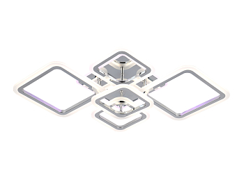 Светильник светодиодный 2055/5 CHROME+RGB (1)