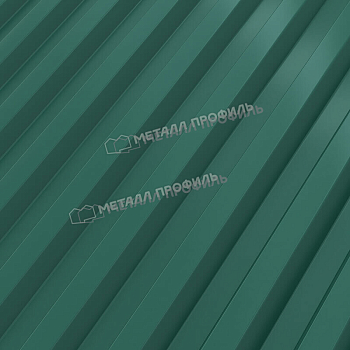 Эконом.Профилированный лист С-21*1000 (ПЭ-01-6005-0,4) зеленый мох 6000*1051 (1шт=6,306м2)
