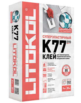 Клей 25кг эластичный SuperFlex K77 C2 TE S1 (54)