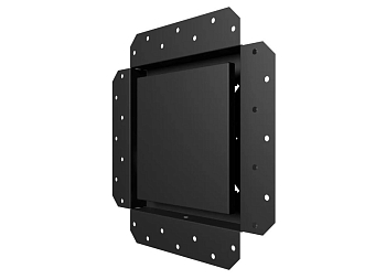 Вентилятор встраиваемый EXCELLENT D100 осевой обр.клапан шариковый подшипник черный матовый ERA (4)