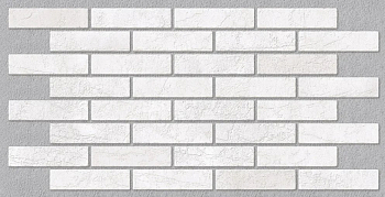 Панель декор.ПВХ кирпич Жемчужный 0,485*0,960 (уп=15шт)