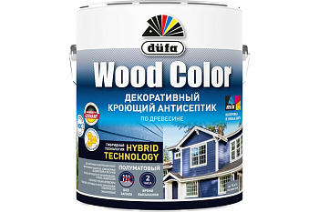 Антисептик кроющий DUFA WOOD COLOR  белый база 1 2,4л (2)