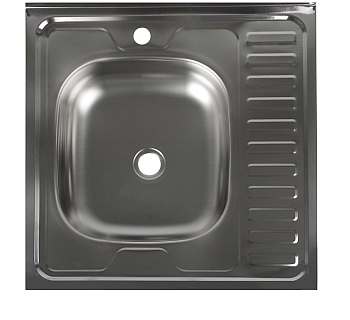 Мойка нерж накл 60*60 (0.4) Левая (_20_)