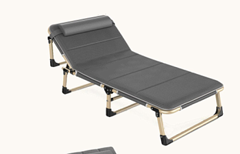 Раскладушка туристическая Грейвуд серая