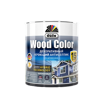 Антисептик кроющий DUFA WOOD COLOR  серый шёлк  0,9л (3)