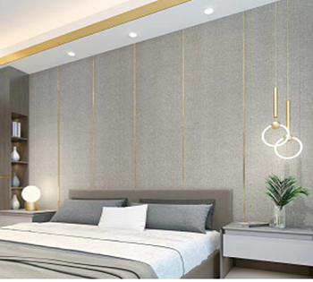 Самоклеящиеся панели-обои для стен в рулоне 0,65*2,8 м элегантный серый