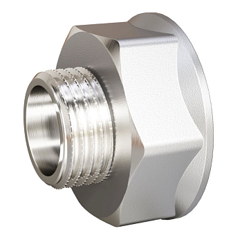 Переход LD Pride (1" х 3/4") ВР/НР латунь никель (50)