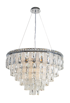 Подвесная люстра 2893R/14 CHROME+CLEAR (1)