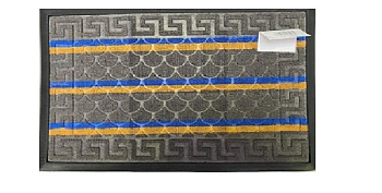 Коврик мультиколор MX1016 0.60*0.90 темно-серый (25)