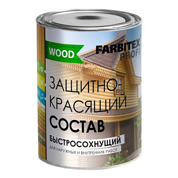 Состав Farbitex Профи Защитно-красящий д/дерева Калужница Полуматовый 0,75л (8)
