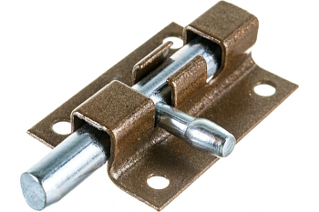 Задвижка накладная ШП-40 прямоугольная (ЗТ-4), коричневая (25)