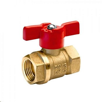 Кран шаровый Галлоп 1/2 вн-нр бабочка (1/60) D15(_60_)